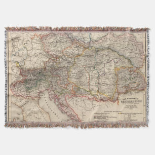 Central Europe Throw Blanket