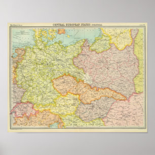 Central European states political Poster
