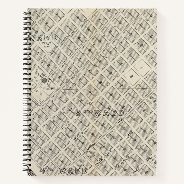 Central Fresno, California Notebook (Front)