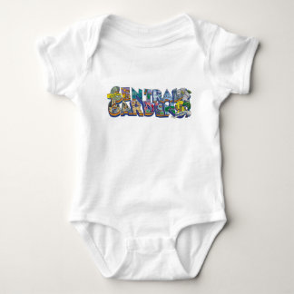 Central Gardens Mural Baby Bodysuit