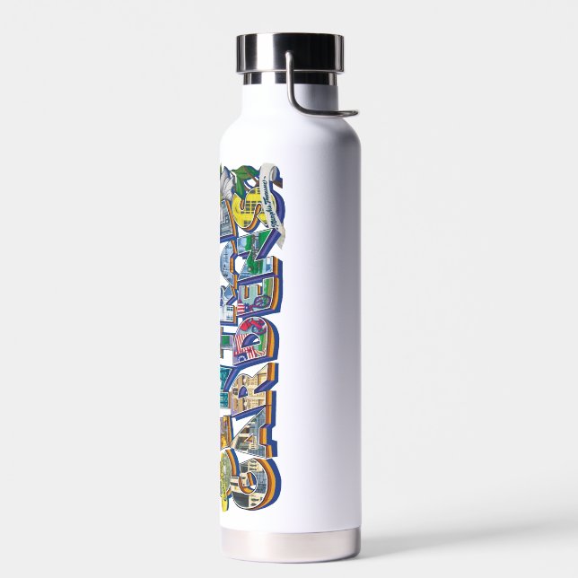 Central Gardens Mural Water Bottle (Left)