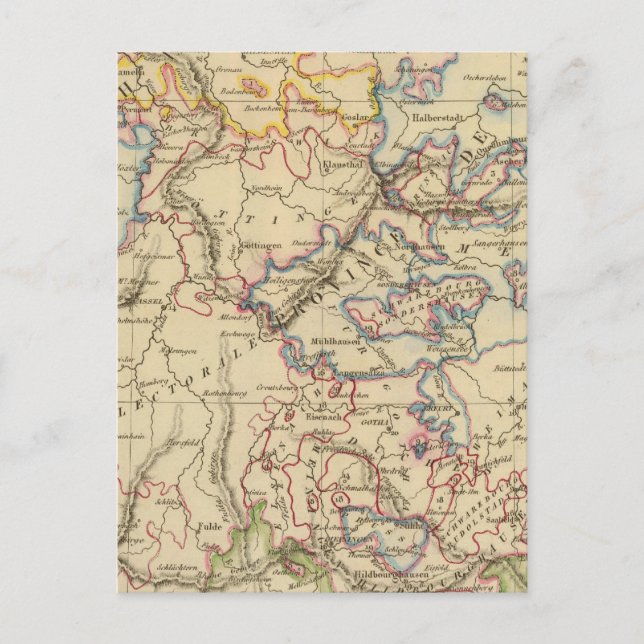 Central Germany Postcard (Front)