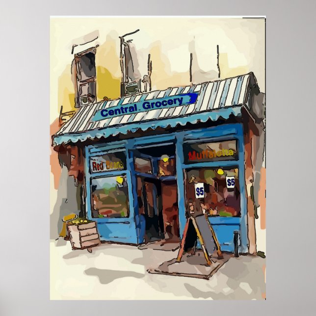 Central Grocery,French Quarter Poster (Front)