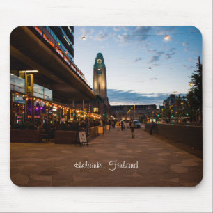 Central Helsinki on Twilight Mouse Pad