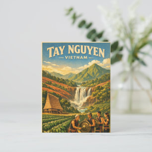Central Highlands (Tay Nguyen), Vietnam, travel Postcard