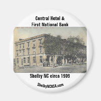 Central Hotel & First National Bank circa 1909