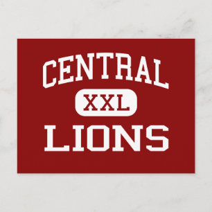 Central - Lions - High School - Carrollton Georgia Postcard