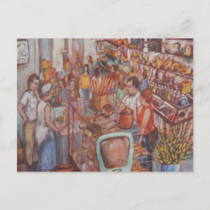 Central Market in Lancaster City PA Postcard