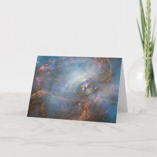 Central Neutron Star In The Crab Nebula. Card