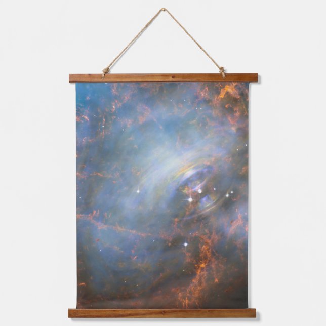 Central Neutron Star In The Crab Nebula. Hanging Tapestry (Front)