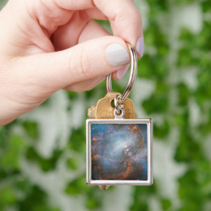 Central Neutron Star In The Crab Nebula. Key Ring
