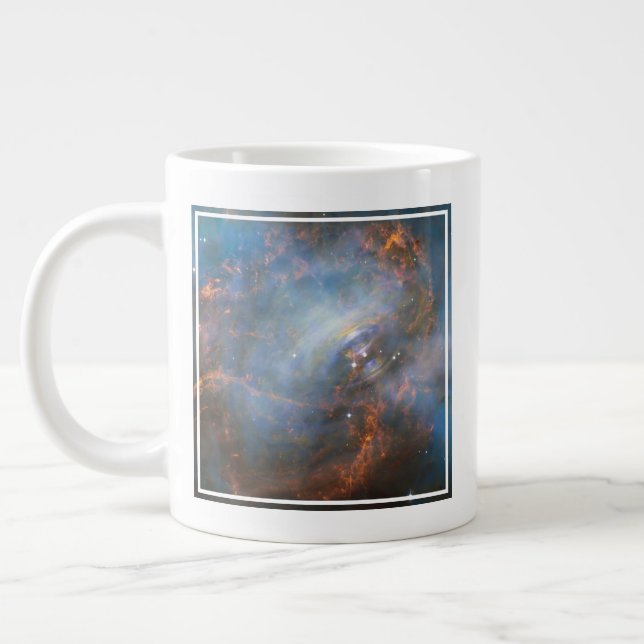 Central Neutron Star In The Crab Nebula. Large Coffee Mug (Left)