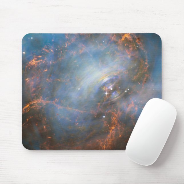 Central Neutron Star In The Crab Nebula. Mouse Pad (With Mouse)