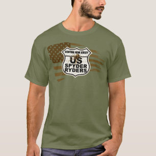 Central New Jersey Chapter - Tattered Flag sepia T-Shirt