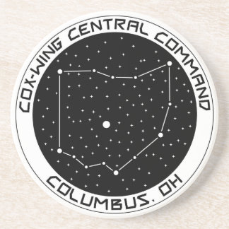 Central Ohio X-Wing Central Command Drink Coaster