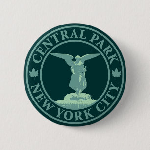 Central Park Angel 6 Cm Round Badge