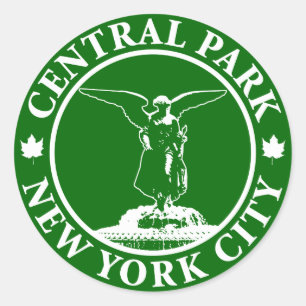 Central Park Angel Classic Round Sticker