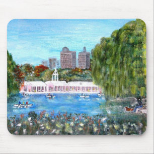 Central Park Boat House Mouse Pad