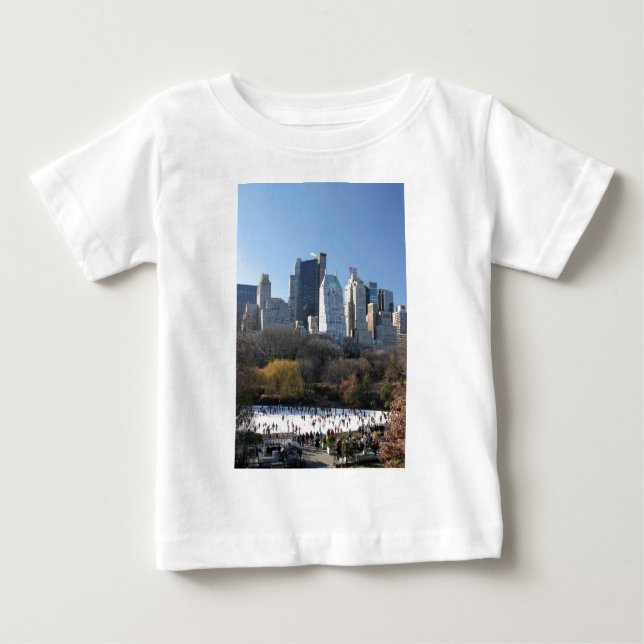 Central Park Ice Rink Baby T-Shirt (Front)