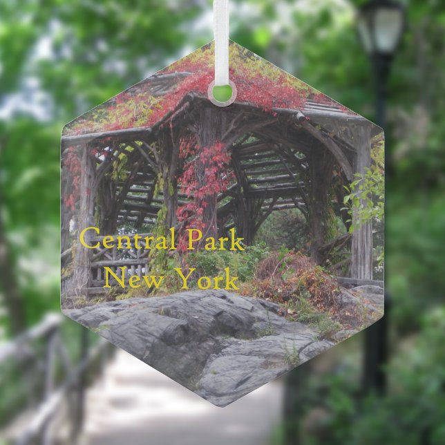 Central Park In New York Glass Tree Decoration (Creator Uploaded)