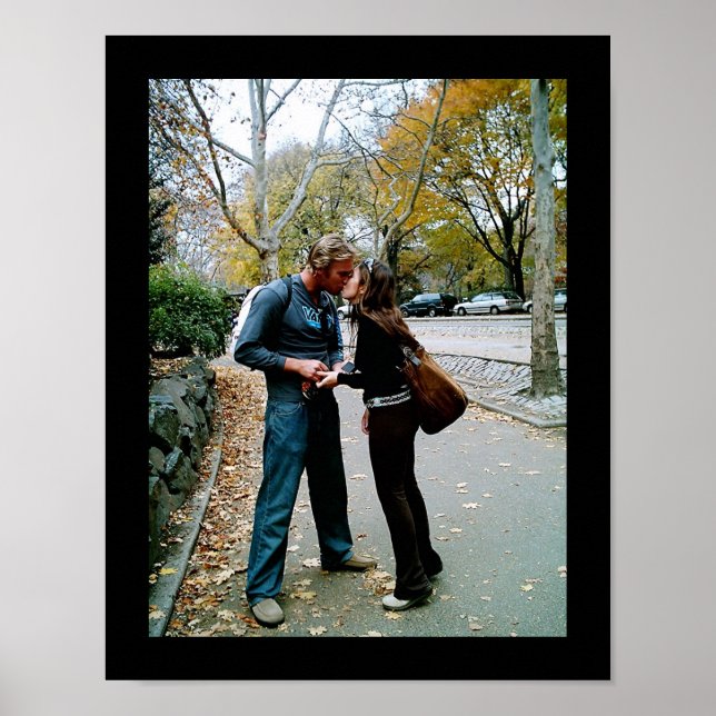 Central Park Kiss Poster (Front)