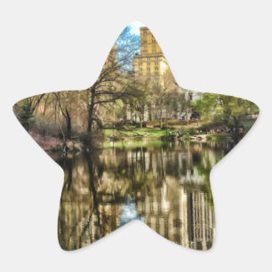 Central Park New York City NYC Star Sticker