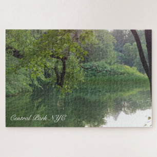 Central Park New York Turtle Pond in Summer Jigsaw Puzzle