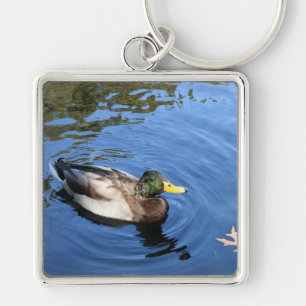 Central Park NYC Conservatory Water Mallard Duck Key Ring