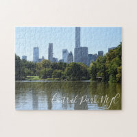 Central Park NYC Lake Photography Midtown Skyline