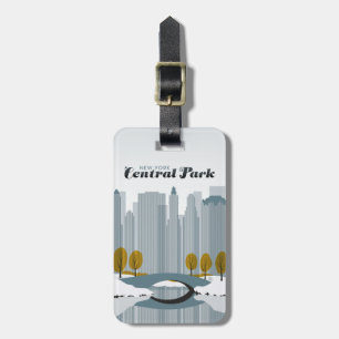 Central Park, NYC - Snow Luggage Tag