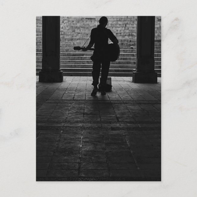 Central Park NYC Street Scene Postcard (Front)