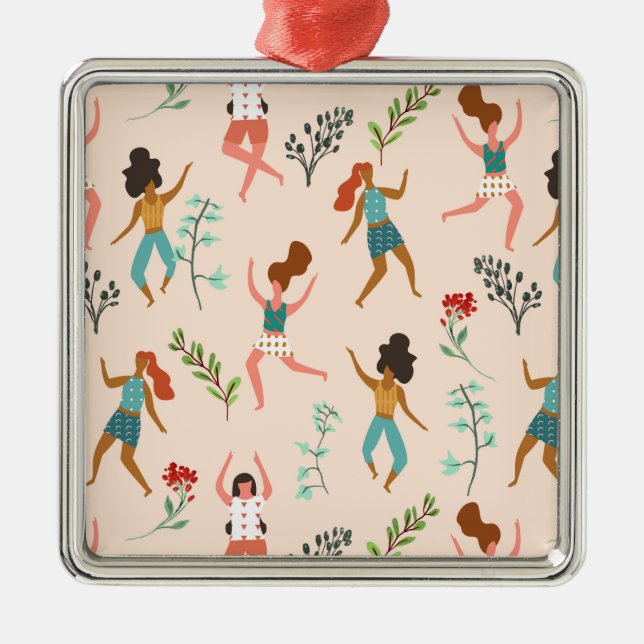 Central Park Zumba Metal Ornament (Front)