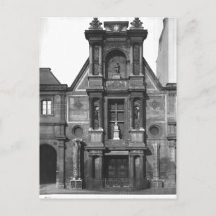 Central part of the main fa�ade postcard