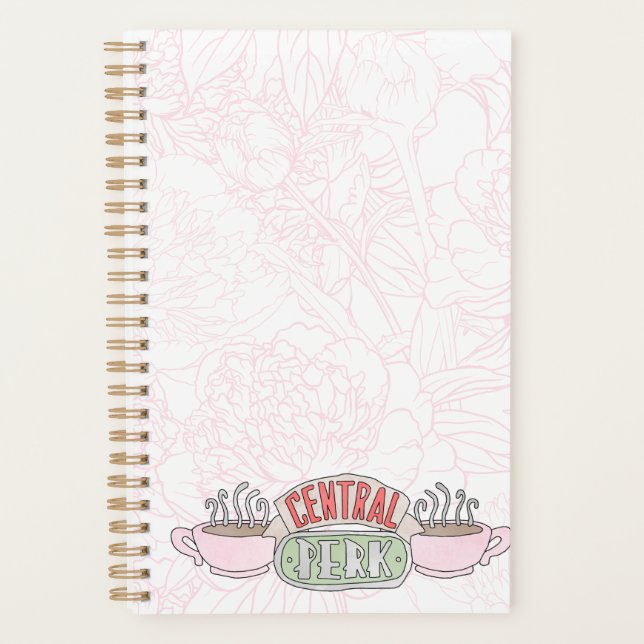 Central Perk Pink Floral Planner (Front)