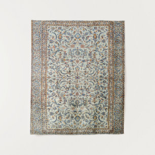 Central Persia Muted Dusty Cream Grey Rug Tapestry