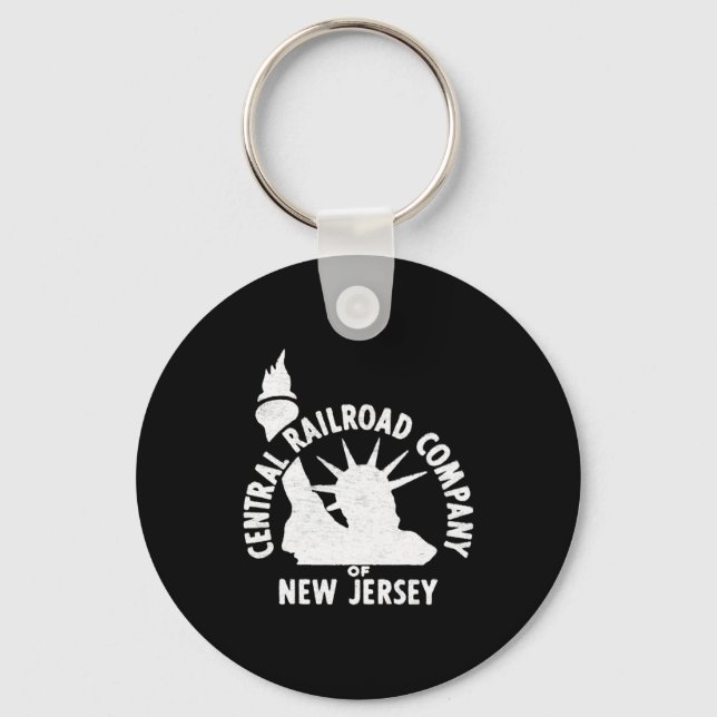 Central Railroad Of New Jersey  Key Ring (Front)