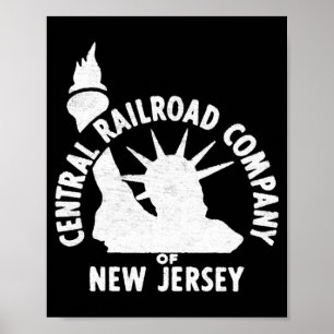 Central Railroad Of New Jersey  Poster