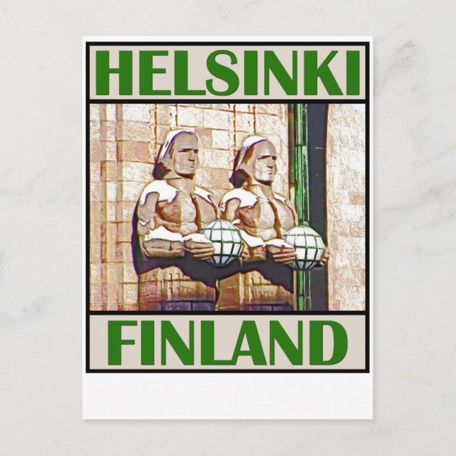 Central Railway Station, Helsinki Postcard (Front)