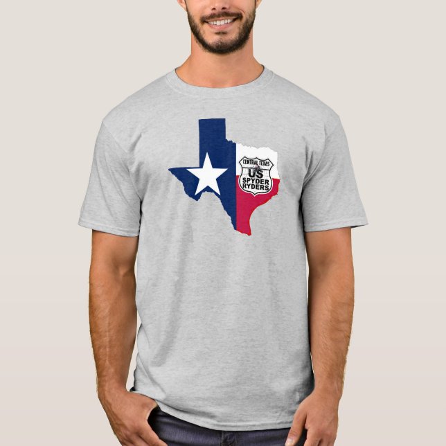 Central Texas Chapter - State Texas RWB T-Shirt (Front)