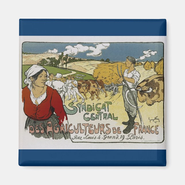 Central Union of French Agricultures Magnet (Front)