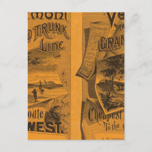 Central Vermont, Grand Trunk Line Postcard