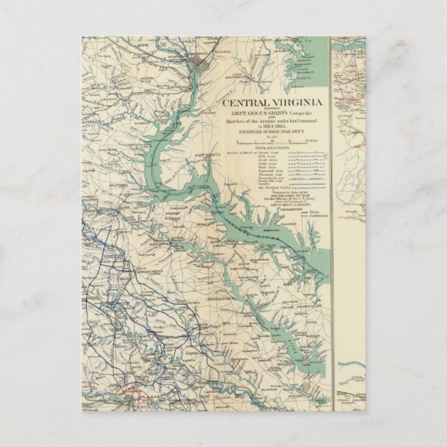 Central Virginia 18641865 Postcard (Front)