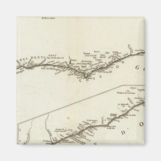 Central West Africa Magnet (Front)