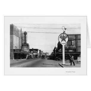 Centralia, WA Street Scene Town View Photograph
