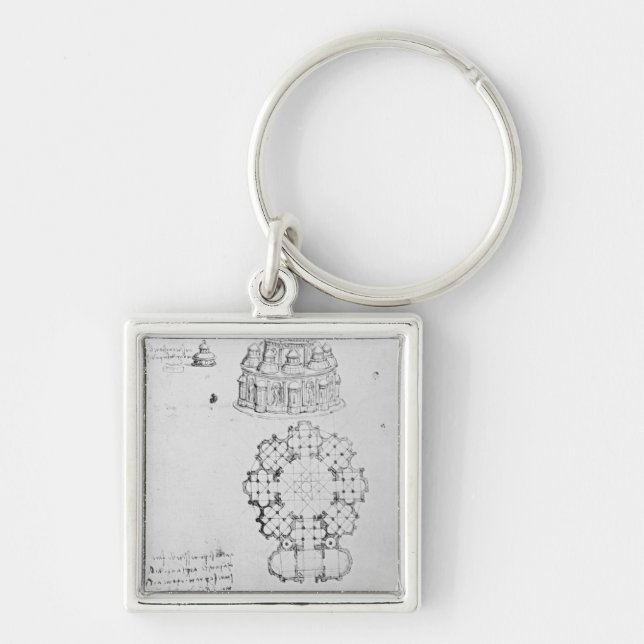 Centralised church, and maritime engineering key ring (Front)