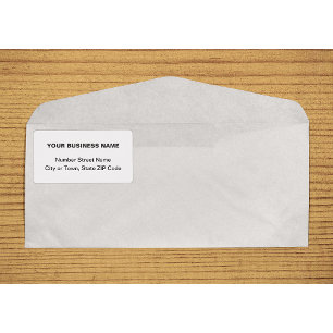 Centre Aligned Text Based White Business Shipping