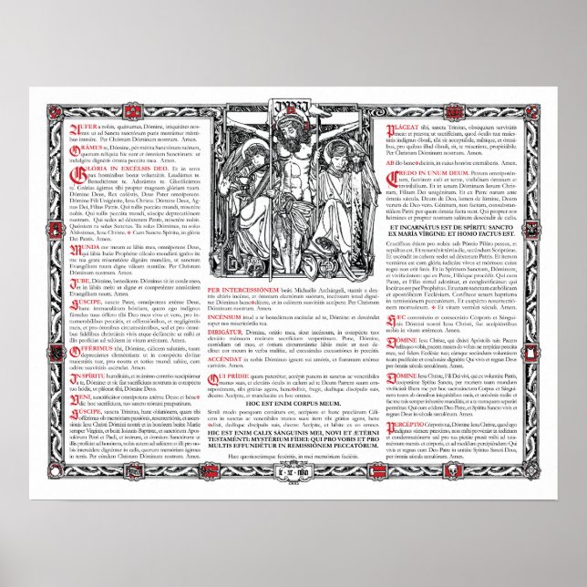 Centre Altar Card Poster (Front)