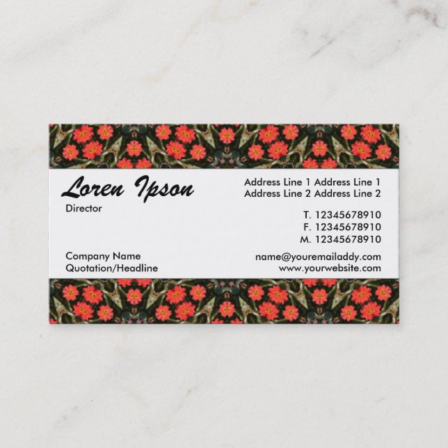 Centre Band 055 Business Card (Front)