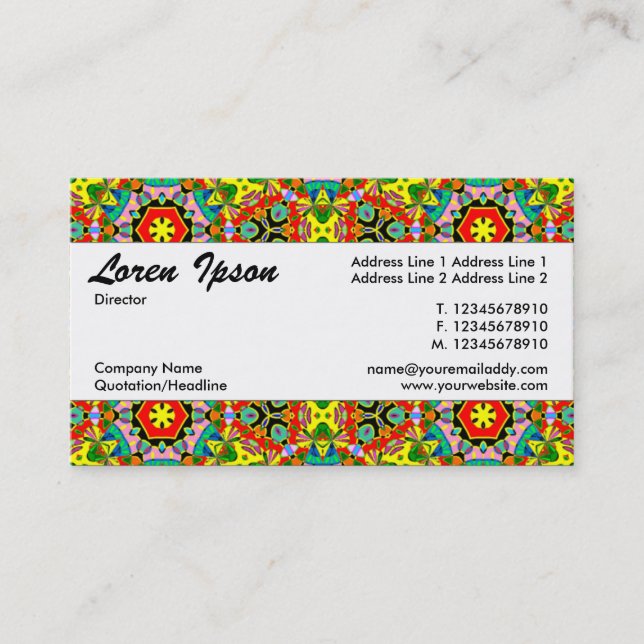 Centre Band 064 Business Card (Front)