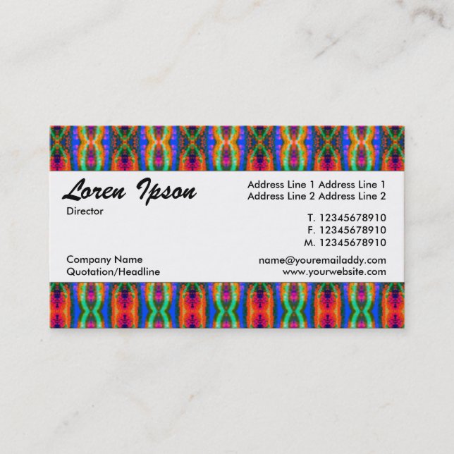 Centre Band 067 Business Card (Front)